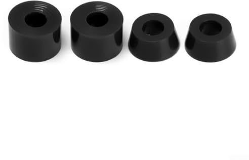 AugustknowUEfficient Performance with 4pcs of PU Skateboard Bushing Replacement Set (Black)