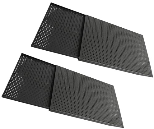 YUGSHNKFC Juego de 2 moldes para repostería Napoleón de aluminio de alta resistencia, resistentes a la deformación para grandes capas, práctico juego de bandejas para hornear