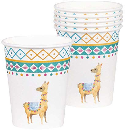 Boland-BOL54436 Vasos de hoja de cartón, color blanco (Ciao Srl BOL54436)