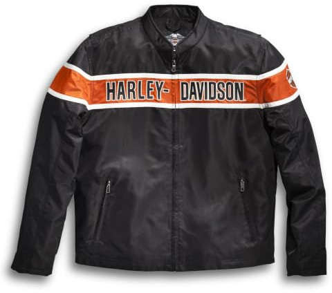 HARLEY-DAVIDSON Generations 21 fritidsjacka, Svart, orange, XL