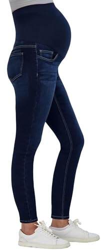 Savi Parker Women’s Maternity Jeans Over The Belly - Maternity Clothes- Pregnancy Must Haves for Spring and Summer Season (XL, Dark Wash)