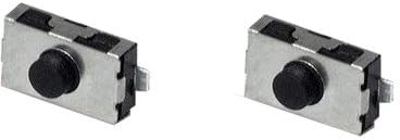 TEKLIGHT Pulsante Interruttore Telecomando chiave per Fiat Citroen Peugeot Lancia Ford BMW Smart Mercedes Alfa Toyota Riparazione (2 PEZZI)