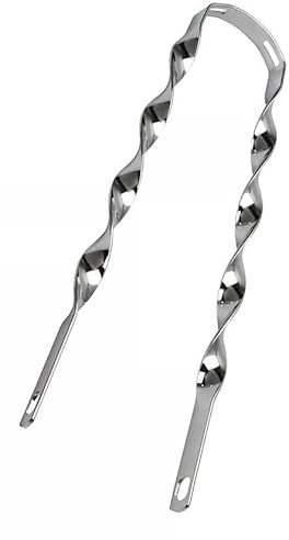 Jstpure for Original 20 Replacement Flat Twisted Bicycle Chrome Fender Brace.