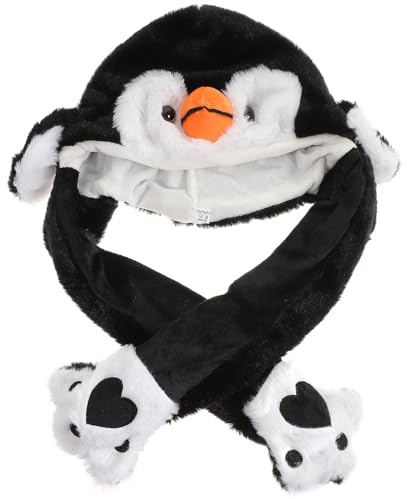iplusmile Cappello in Peluche a Forma di Animale con Orecchie Mobili Copricapo Divertente per Festa Cappello con Orecchie che Si Muovono per Carnevale Halloween e Giochi di Ruolo