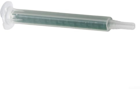 Juego de 50 tubos de mezcla estáticos de plástico F6-16 para resina de pegamento AB con 16 boquillas aptas para máquinas mezcladoras de dos componentes de 83 mm