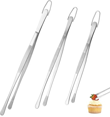 U-Taste Kökspincett av 18/8 Rostfritt Stål Set om 3 (Rund Spets)