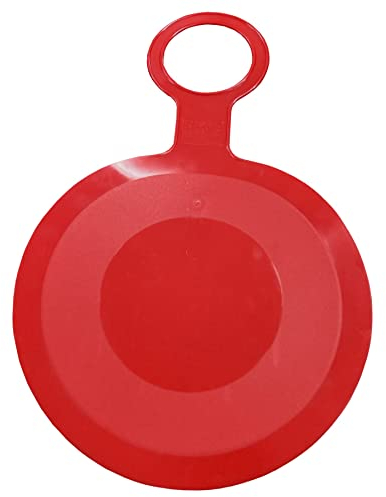 TikTakToo EKO Rutschblatt Rondo Porutscher Schneeflitzer Poporutscher Rutschteller Rodel Farbe: ROT