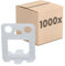 Dalsys Fliesen Nivelliersystem 1mm 1000 Laschen, Verlegehilfe Set, Fliesenleger Werkzeug