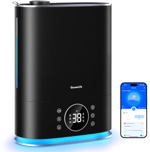 GoveeLife 7L Smart Humidifier for Bedroom, Warm & Cool Mist for Large Room