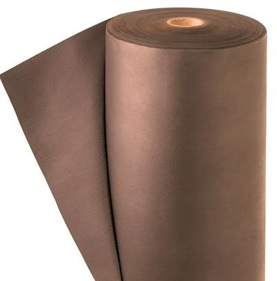 EraGreen Tessuto non tessuto per erbacce di alta qualità, 80 g/m², 1,2 m x 20 m, marrone, permeabile all'acqua e resistente ai raggi UV, colore marrone, ideale per giardino e aiuole rialzate,