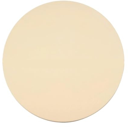 1 st pizzasten rund/fyrkantig slitstark kordieritpanna för ugn och grill termisk stötbeständig bakning för bröd för pizzaugn (rund 40 cm)