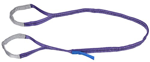 YWBL-WH Lifting Sling PES Flat Web Sling 1T Capacity 30mm Thickened Hoist Strap with Tight Stitching for Port Transportation Ship Construction Machinery (#2)