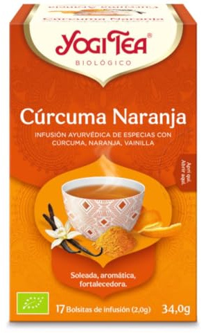 Yogi Tea Cúrcuma Naranja 17 x 2,0 g