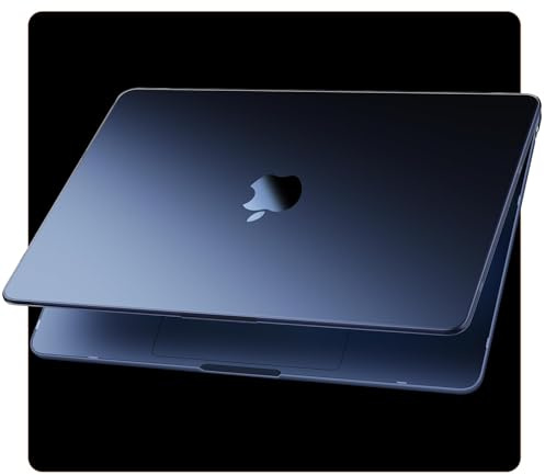Soonjet Matte Case for MacBook Air 13/13.6-inch (M5/M4/M3/M2, 2022–2026 A3449 A3240 A3113 A2681), Lightweight | Scratch & Fingerprint Resistant | Closes Seamlessly | Ideal for Work, Travel & Study
