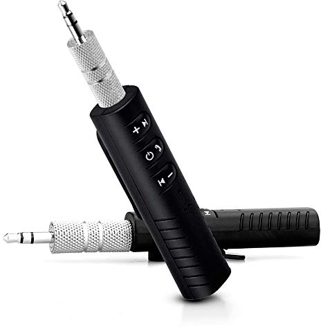 Receptor Bluetooth Audio Jack 3.5mm Inalámbrico con Micrófono, Compatible con Múltiples Dispositivos para Coche y Auriculares, aux Inivech