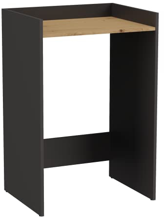 ADGO Lavadora Gabinete Antracita/Artisan Washing Machine Shelf Lavadora Armario de Lavadora 64 x 97.5 x 50 cm Lavadero Muebles Baño Estante Lavadora Armario de Pie para Baño