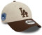 New Era LA Basecap Los Angeles Dodgers Sidelogo 9Forty Cap verstellbar beige braun - One-Size