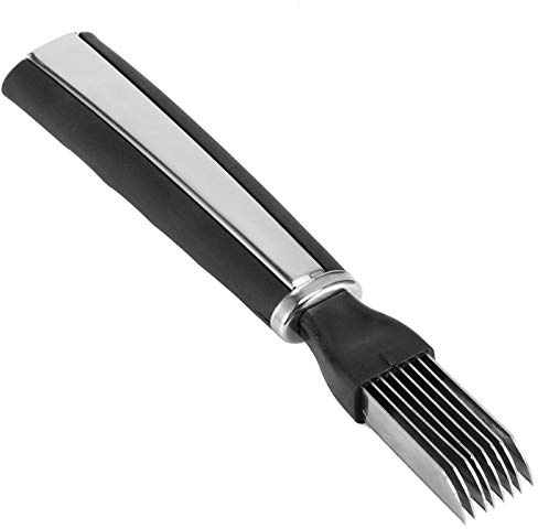 Cortador de Cebolla, Multifunción de Acero Inoxidable Cortador de Cebolla Rallador de Cebollino Vegetal Cuchillo de Cebolla Verde Trituración Herramienta de Cocina Herramienta