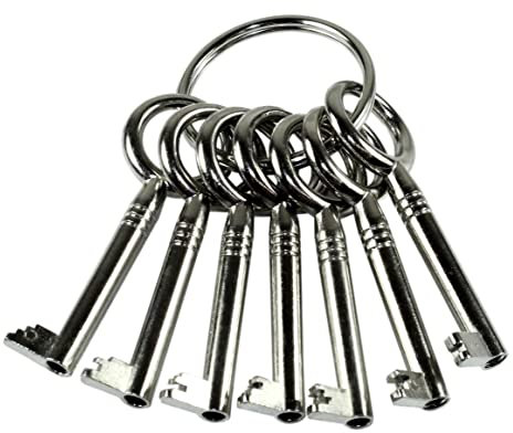 Möbelschlüssel Satz 7-teilig, Ersatzschlüssel, Zusatzschlüssel für Möbelschlösser, geignet z.B für SN-TEC und Junie Schlösser