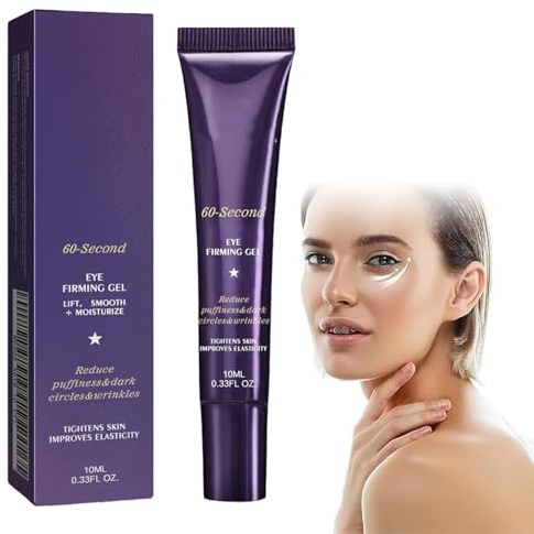 Crème Contour des Yeux Anti-rides,Gel Raffermissant Teinté Anti-âge,60 Secondes Eye Effects,Gel Raffermissant pour les Yeux 60 Secondes,Eye Firming And Lifting Serum Instant