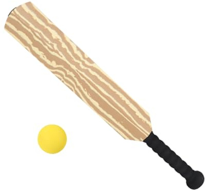 Opilroyn Children’s Ball Stump Bat - Bat Ball Stump Set, Outdoor Game | Kids Bat Ball Set With Stumps, Toddler Outdoor Sports Toy | Garden Beach Interactive Play Backyard Fun, Soft Grip, Random Colour