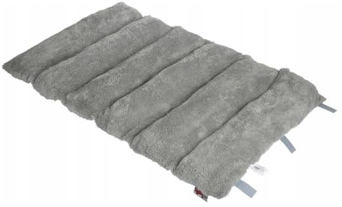 Acomoda Textil – Colchón para Perros Plegable Acolchado de Viaje 80x50 cm. Cama Portátil y Enrollable con Asa de Transporte Resistente, Suave y Cómoda Ideal para Mascotas.