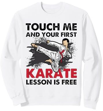 Design de karaté pour entraînement d'arts Martiaux pour Enfants Sweatshirt