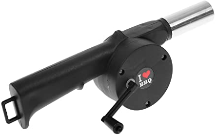 RUECAB - Ventilateurs pour barbecue - Souffleur manuel pour allumage barbecue, Allume barbecue manuel, Soufflet barbecue manuel - Convient pour cheminées, foyer, barbecue, poêle à bois