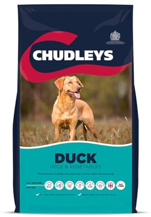Chudleys Hypoallergenic Complete Dry Dog Food Duck Rice and Vegetables, 14 kg