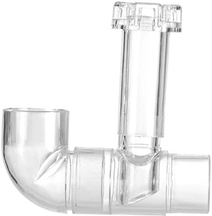 PP Aquarium Surface Skimmer Outlet Pipe Aquarium Filter Oil Film Remover for Aquarium Planted Tank (17mm)