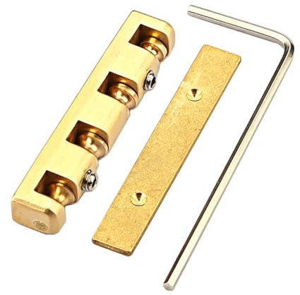 WESIEVYA 1 Satz Stegmuttern Für Saiteninstrumente Leichtes Material Verarbeitung Ersatz Für Gitarrenzubehör