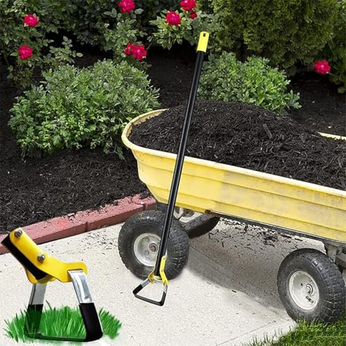 UASNHU Herramienta de azada de jardín, azada de acero inoxidable resistente y ajustable con mango largo, azada de bucle para prevenir eficazmente las malas hierbas, para desmalezar jardinería (1,6 m)