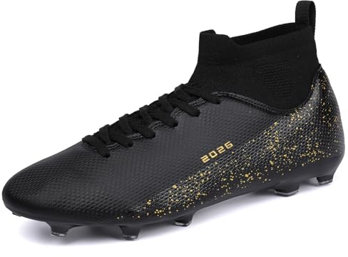 sudorun Kind 1126 TF Bai Chaussures de football pour adultes et enfants, crampons AG/FG/TF/Turf, pour entraînement, football en salle ou sur gazon synthétique, 33 EU