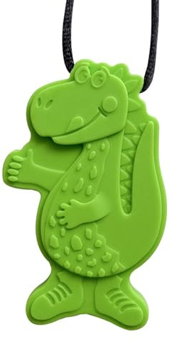 Collier À Mastication Sensorielle - Collier À Croquer | Toys À Mastication Sensorielle De Dinosaure En Silicone Pour Les | Jouets À Mastication En Silicone | Collier Moteur À Moteur | Tee
