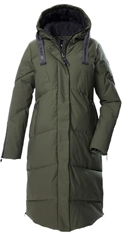 G.I.G.A. DX Femme Manteau matelassé/manteau fonctionnel/parka avec capuche GW 41 WMN QLTD CT, oliv, 36, 43591-000