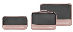 Samsonite TA Revolution - Set de Cubos de Embalaje 3 Piezas, Organizador de Viaje & Maleta de, Cubos para Vacaciones, Organizador para Maleta y Mochila, Rosa