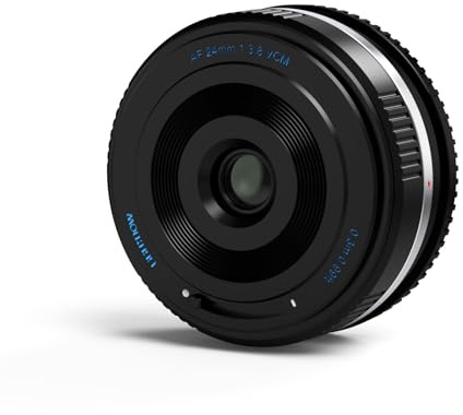 Objectif 24 mm F3.8 AF pour Sony E, Plein Format Pancake Grand Angle, Autofocus, Compact & léger, Compatible A7IV A7III A7C A6700 A6600 ZV-E10, Hybrides Sony E