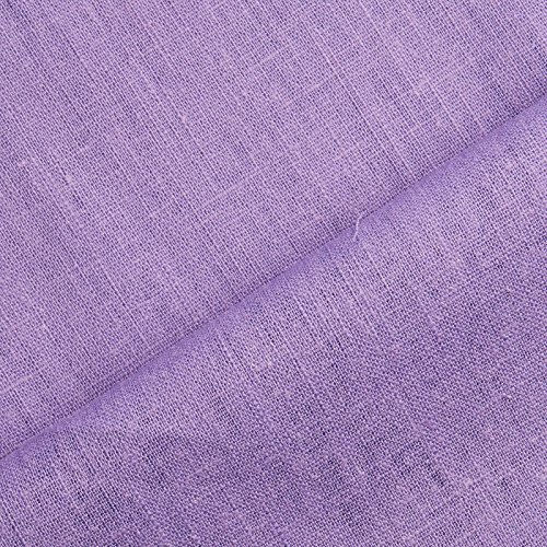 Holmar - Leinen Stoff vorgewaschen - PER 0,5 M (flieder)