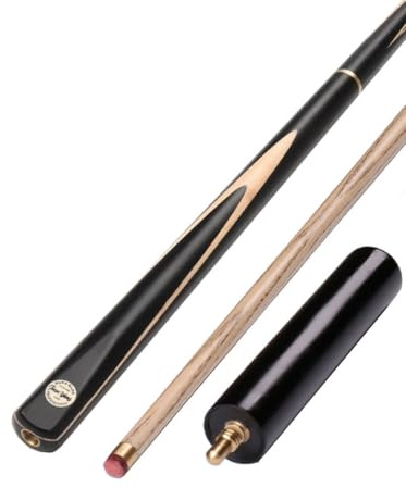 YRU 145cm Snooker Taco de Billar, Hecho A Mano 3/4 Eje De Ceniza Conjuntos Tips De 3 Piezas 10mm/11.5mm con Accesorios De Extensión Caso Duro(Size:10mm,Color:#2)