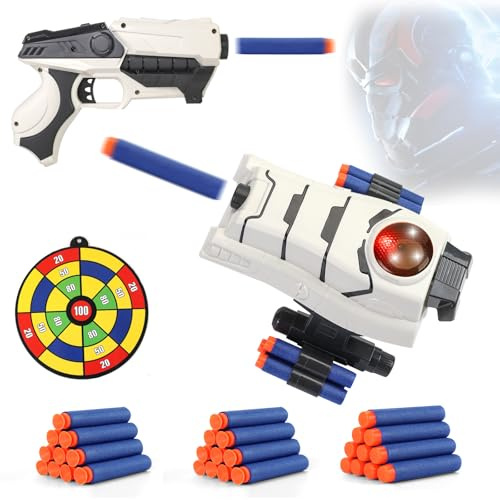 Star & Wars Stormtrooper Toys Foam Blaster for 5 6 7 8 9 + Year Old Boys, Superhero Power Blast Gauntlet Toys with 30 Darts for Costume & Role Play Gifts for Birthday Christmas