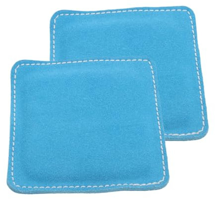 TOGEVAL 2stücke Billardqueue-Tuch Aus Strapazierfähigem Leder Reinigungstuch Zum Entfernen Von Öl Und Flecken Kleiner Und Leichter Für Täglichen Gebrauch Als Queue-schaftreiniger Und Polie