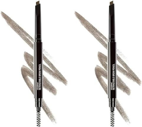 Wet n Wild - Ultimate Brow Retractable Pencil - Lápiz para Cejas Marrones - Retráctil, Ultrapreciso, con Punta de Lápiz Triangular, Pigmentado, Define Perfectamente - Ash Brown - 1 Unidad