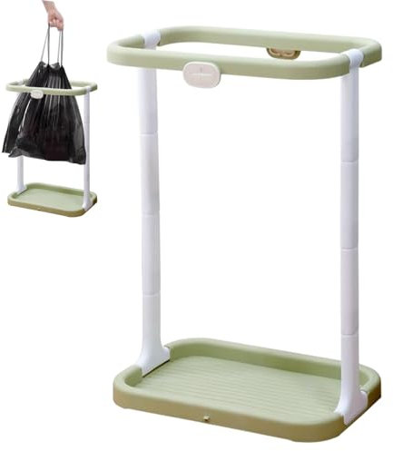 Supporto per sacchetti della spazzatura – pattumiera, supporto per sacco della spazzatura, telaio regolabile per borse di medie dimensioni, rifiuti salvaspazio, per auto di casa, biancheria