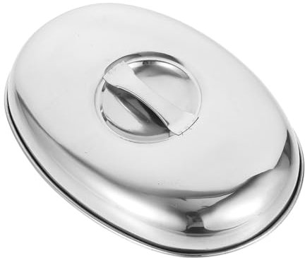 HOLIDYOYO Tapa Para Cocinar Al Vapor Funda Para Vajilla Inoxidable Para Filetes y Panes