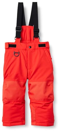 Amazon Essentials Pantalones de Esquí y Nieve Unisex Niño, Rojo Amapola Brillante, 9 años