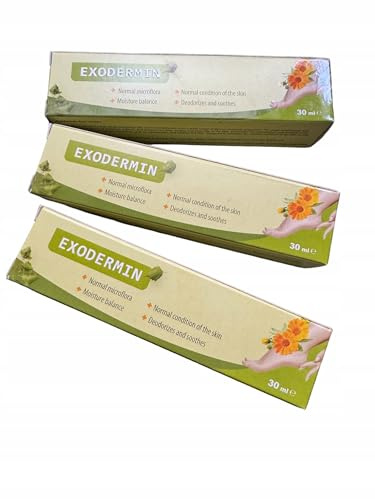3x EXODERMIN Crème naturelle pour les pieds 30 ml