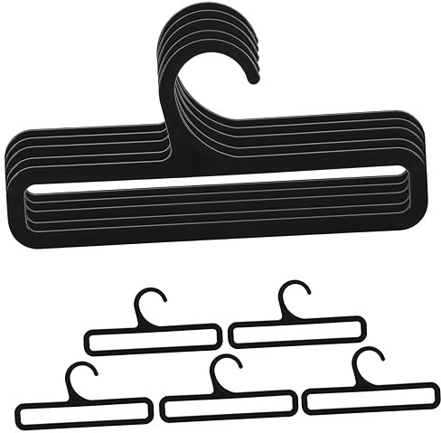 Gatuida Grucce Per Riporre Le Sciarpe in Plastica Resistente, Organizer Per Sciarpe e Cinture Da Armadio, Set Da 10 Pezzi Per Ottimizzare Spazio e Organizzazione Guardaroba