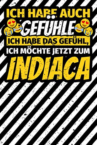 Notizbuch liniert: Indiaca Geschenke Indiaca