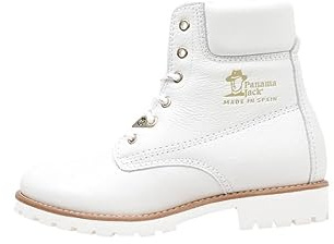 Panama Jack Panama 03, Botas Clasicas Mujer, Blanco B098, 36 EU
