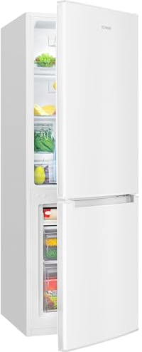 Bomann® Kühlschrank mit Gefrierfach | Energieklasse C | 143cm | Kühl Gefrierkombination leise 40 dB | 3 Ablagen & 2 Schubladen | Türanschlag wechselbar | 173L Kühlgefrierkombi | KG 7359 weiß